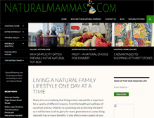 Tablet Screenshot of naturalmammas.com